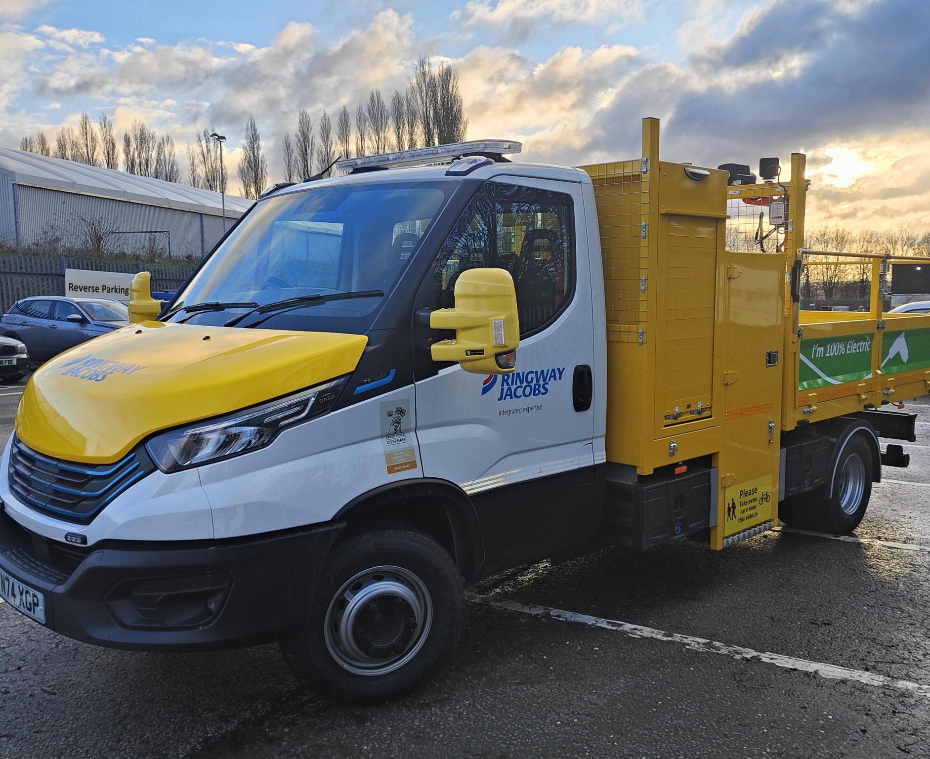 New electric tipper joins fleet