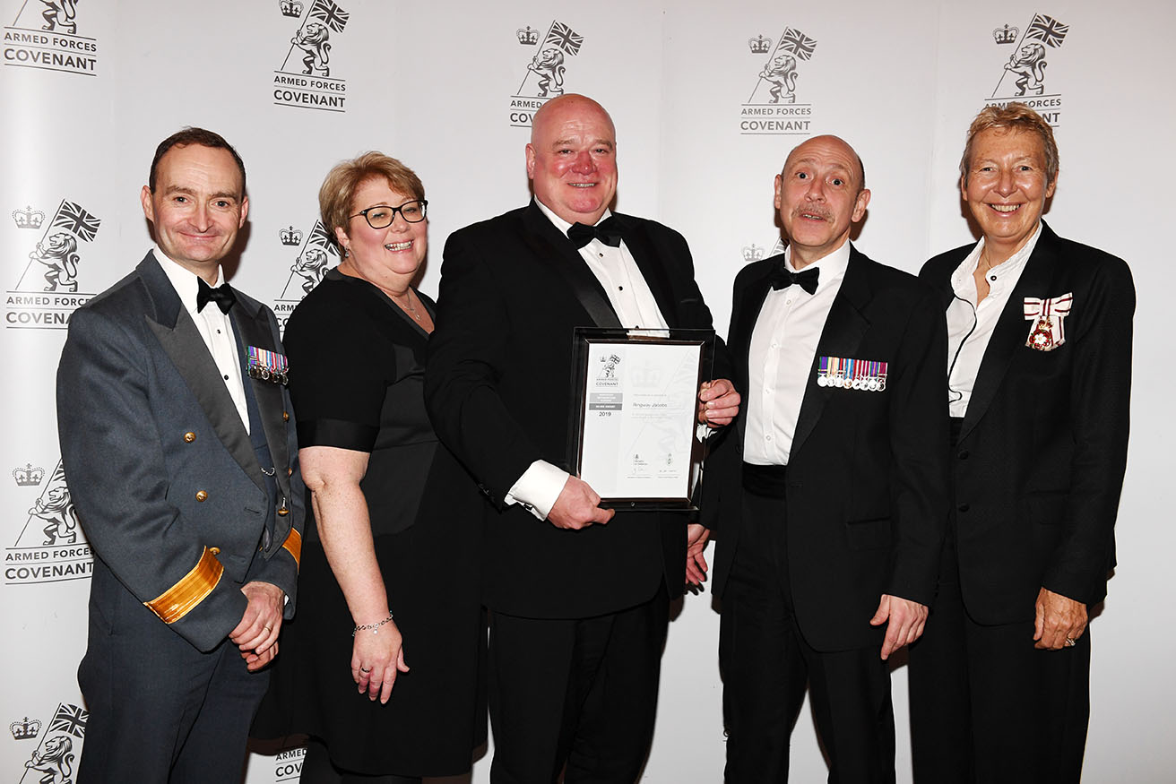 Ringway Jacobs awarded Armed Forces Covenant Silver Award