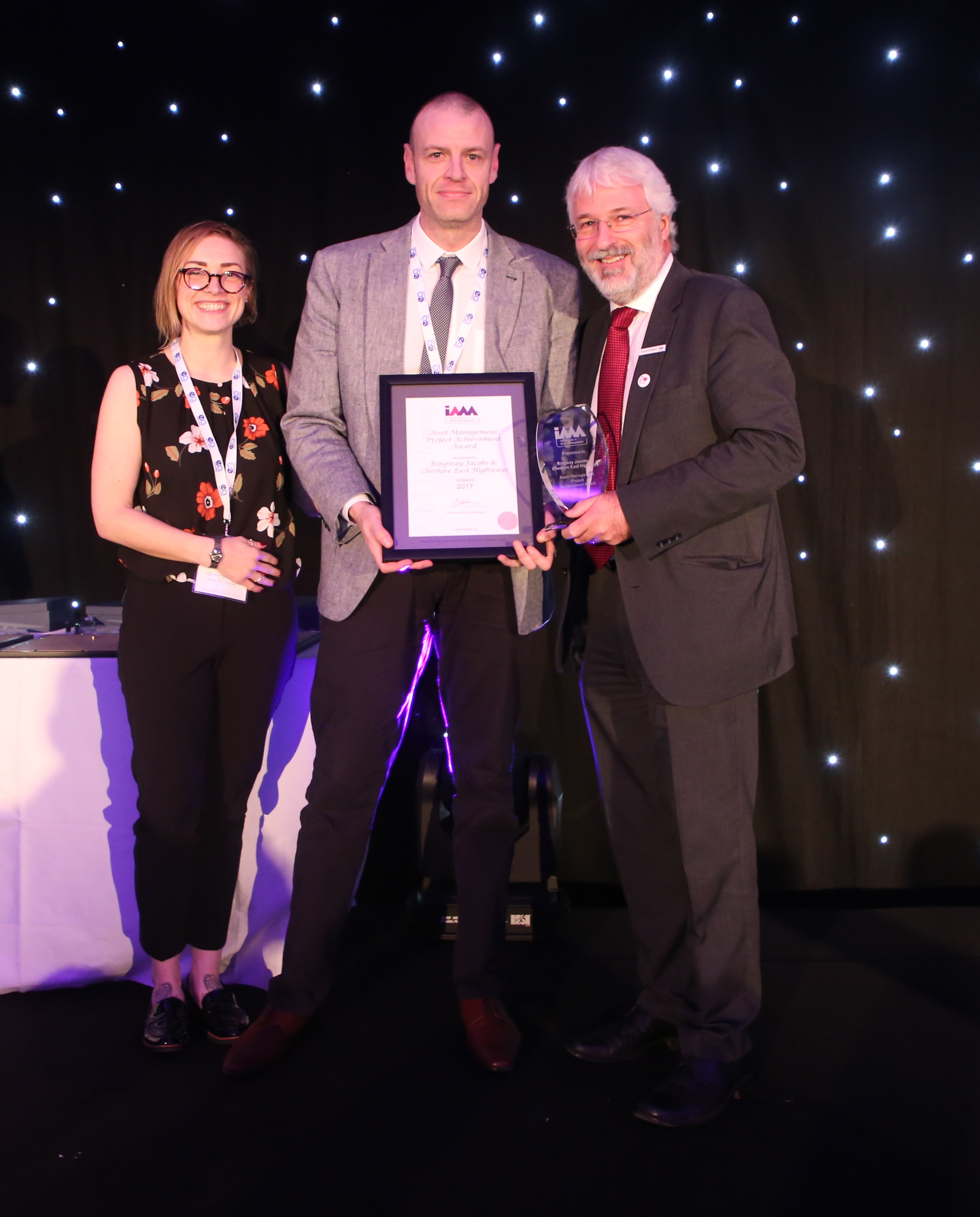 Cheshire East Highways wins the Institute of Asset Management Project Achievement Award