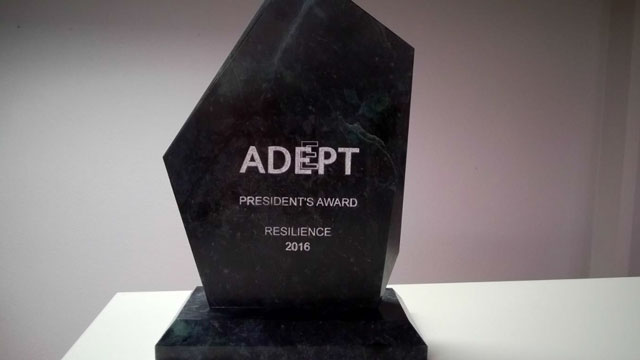 Highways contributes to ADEPT win
