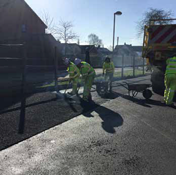 No puddles at playtime in Ickford, thanks to TfB