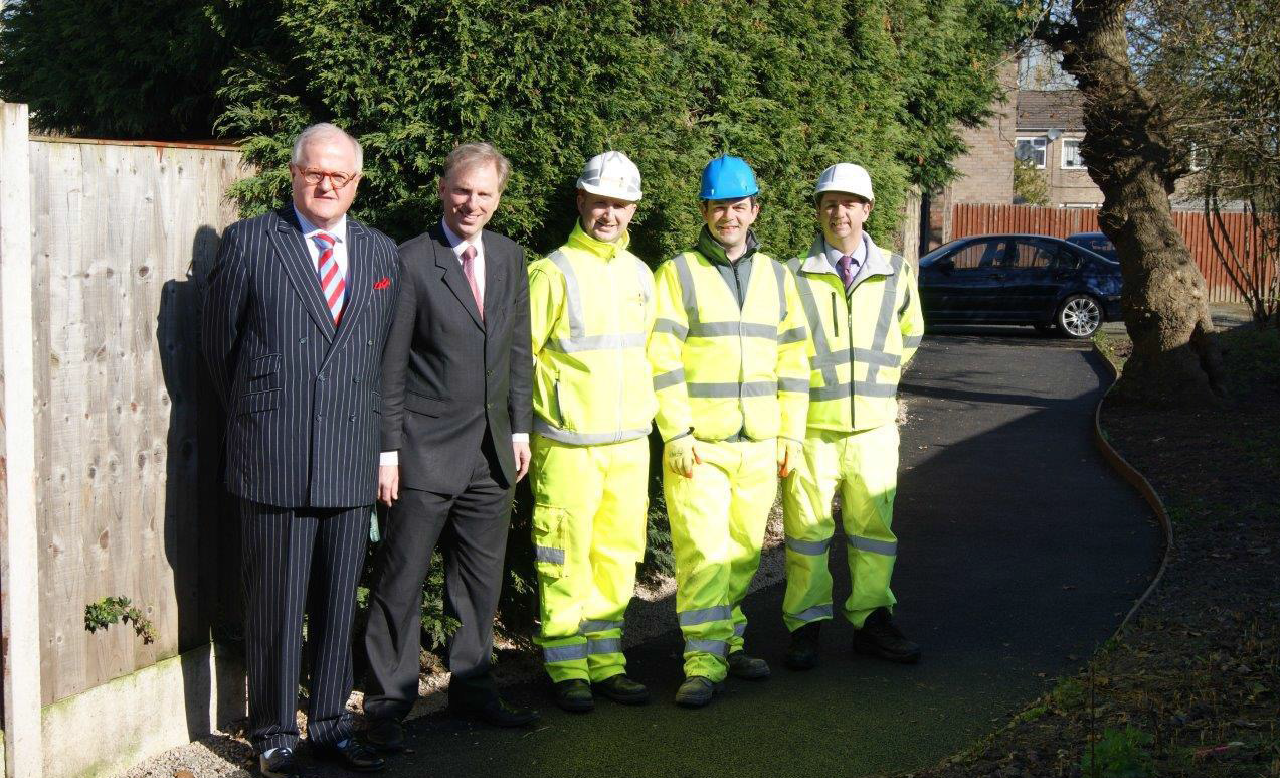 Cheshire East Highways provides vital walking route in Nantwich